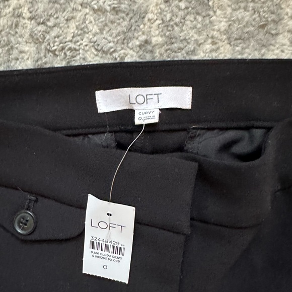 NWT Loft Black Wide Leg Pants - Picture 3 of 7